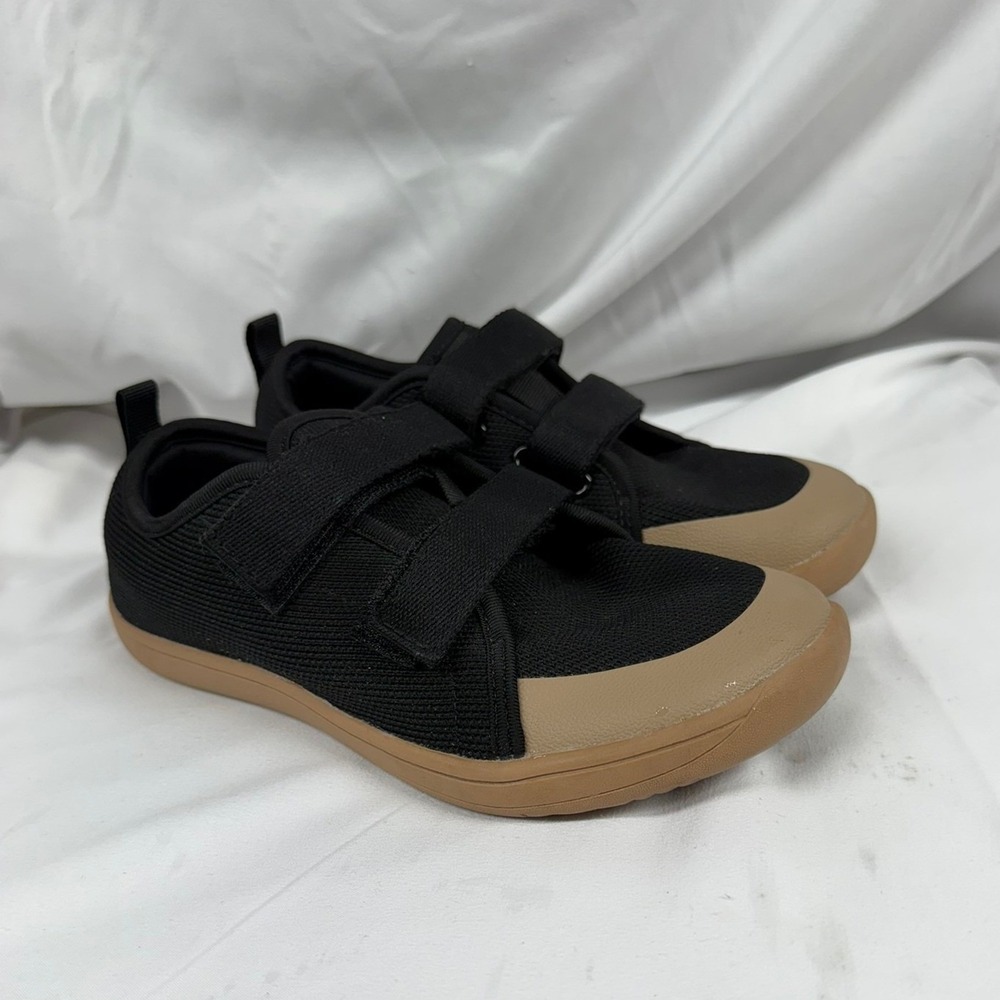 WHTIN Kids Unisex Black Wide Width Barefoot Shoes Minimalist Sneakers Flexible 4